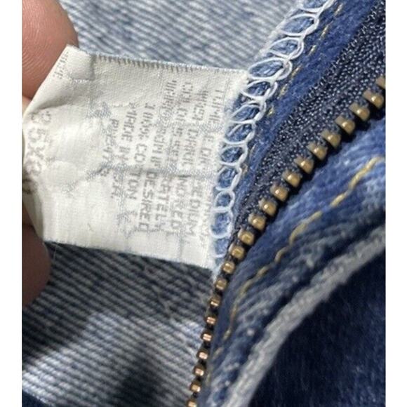 Lee Carpenter Jeans VTG Made in USA Union Straight Leg Medium Wash Men 35x30 - Picture 4 of 13